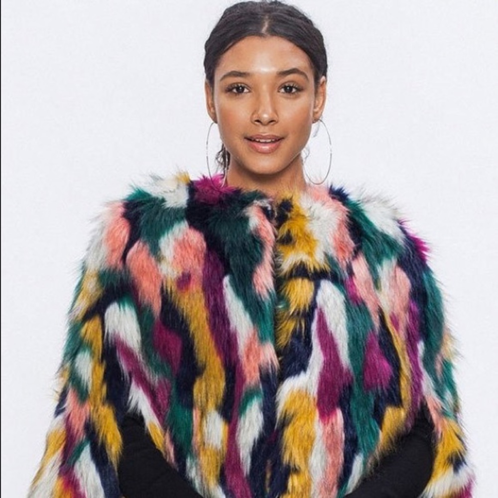 SOLD OUT!     Faux Fur Jacket